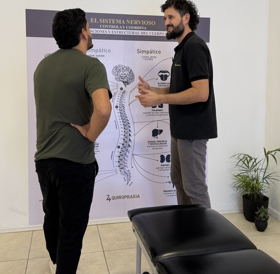 Explicación quiropráctica profesional en 24 Quiropraxia